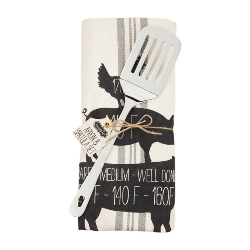 Grill It BBQ Grilling Apron And Spatula Set - Thumbnail 3