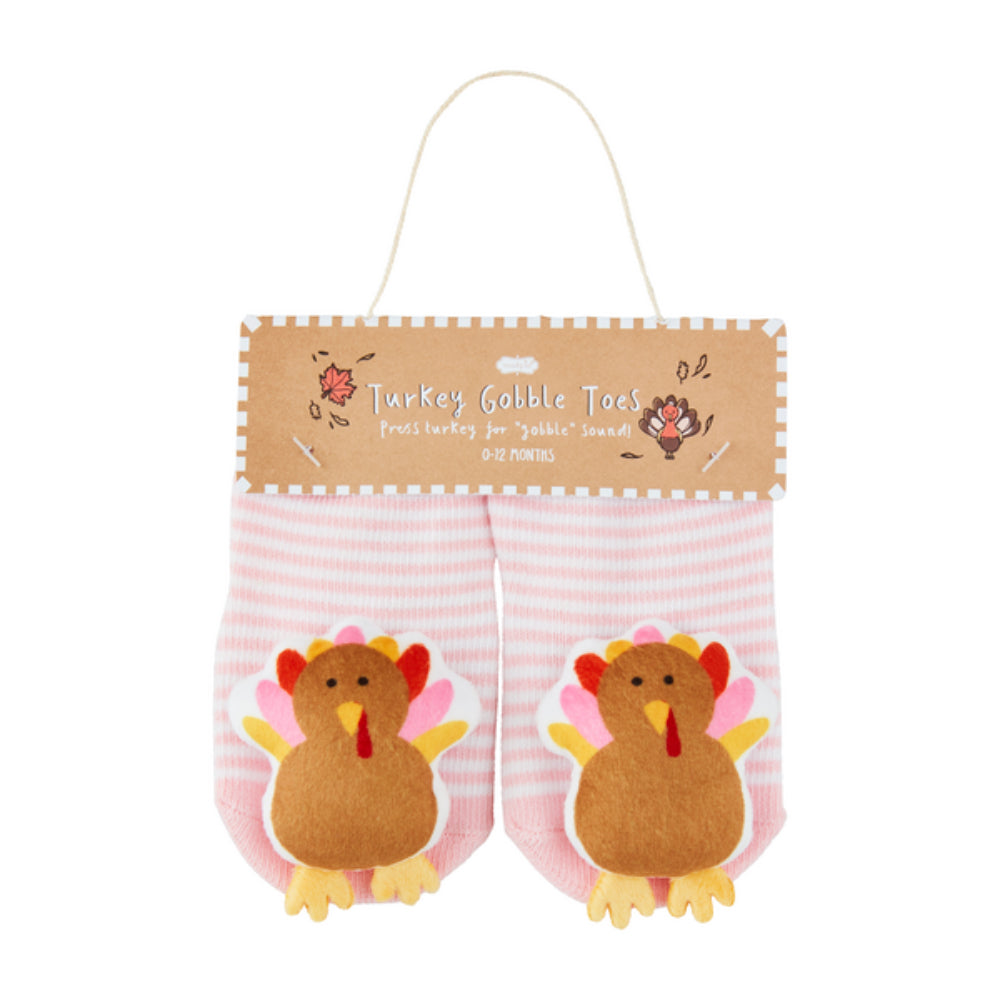 Mud Pie Turkey Gobble Socks