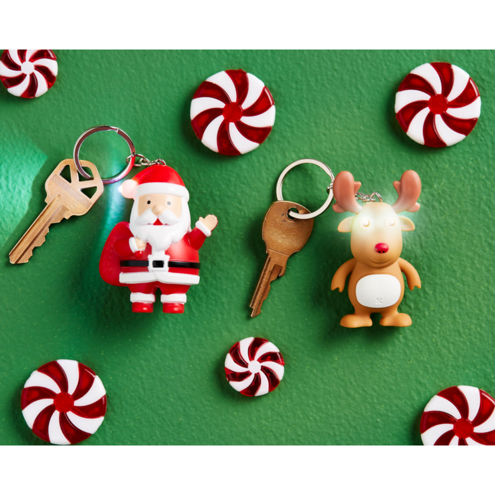 Mud Pie Christmas Light-Up Musical Keychains