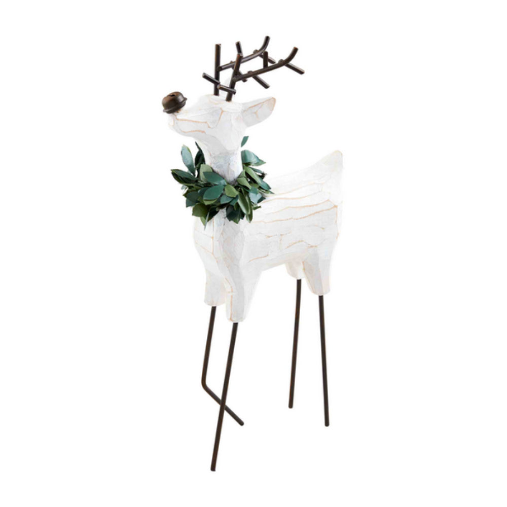 Mud Pie Lodge Deer Table Sitter