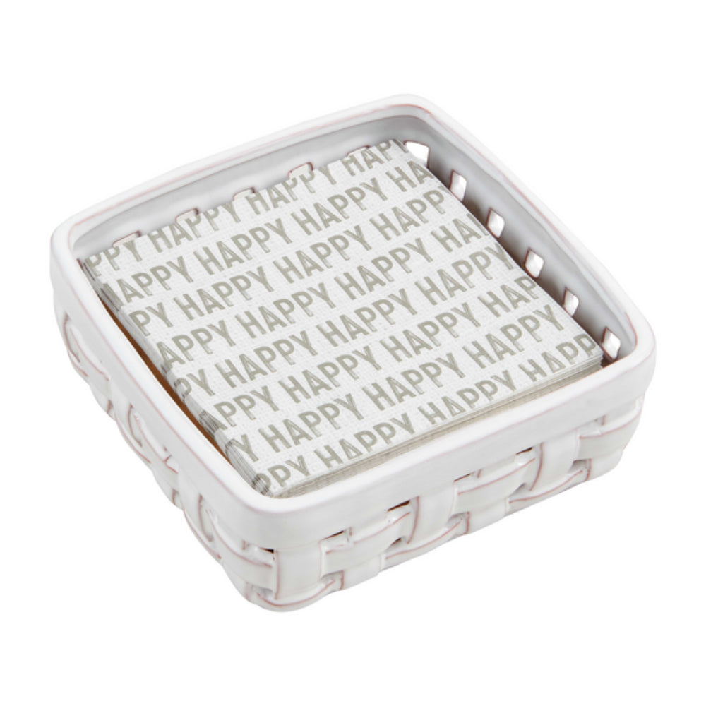 Mud Pie Happy Everything Napkin Caddy