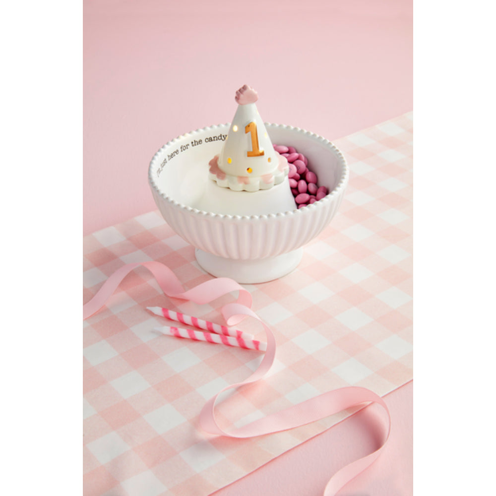 Mud Pie Birthday Hat Light-Up Sitter