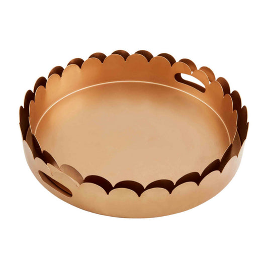 Mud Pie Gold Scallop Tray Set