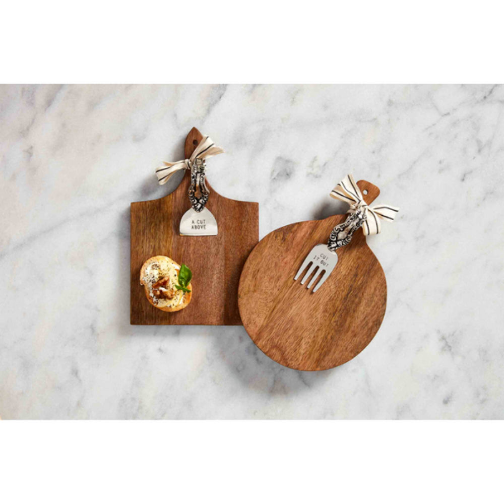 Square Cheese Board and Utensil Set
