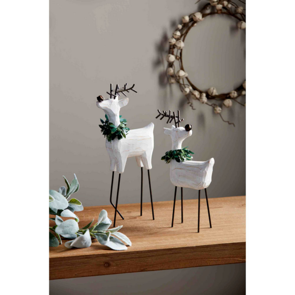 Mud Pie Lodge Deer Table Sitter