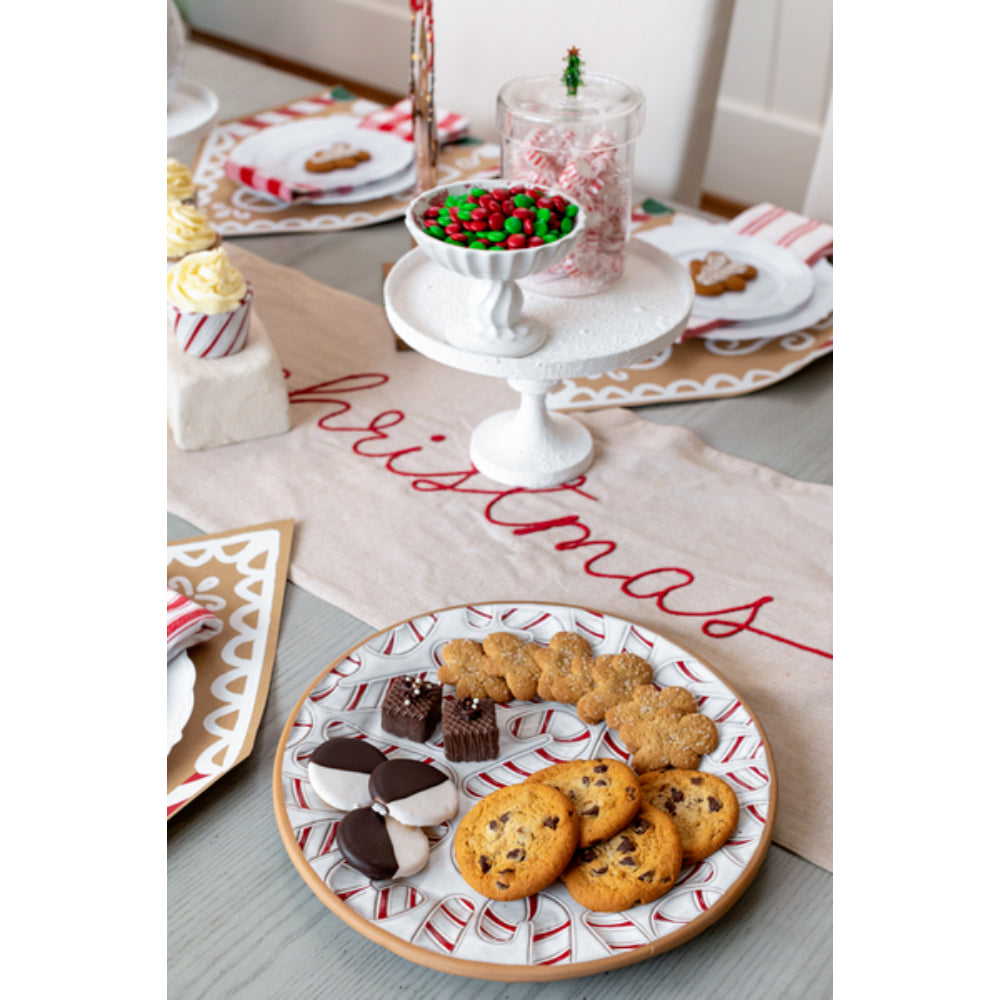 Mud Pie Toile Pedestal Candy Dish