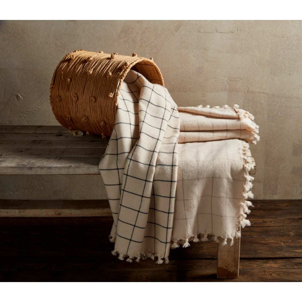 Mud Pie Check Blanket