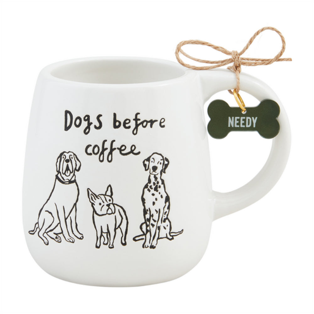 Mud Pie Coffee Resist Dog Mug