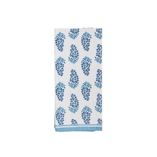 Mud Pie Blue Floral Towel