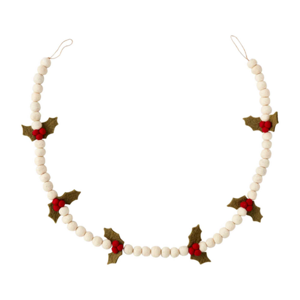 Mud Pie Holly Garland