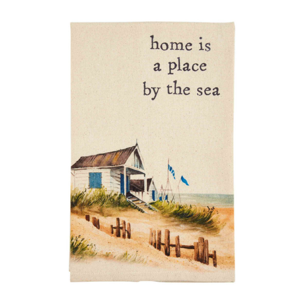Mud Pie Watercolor Beach Hand Towel