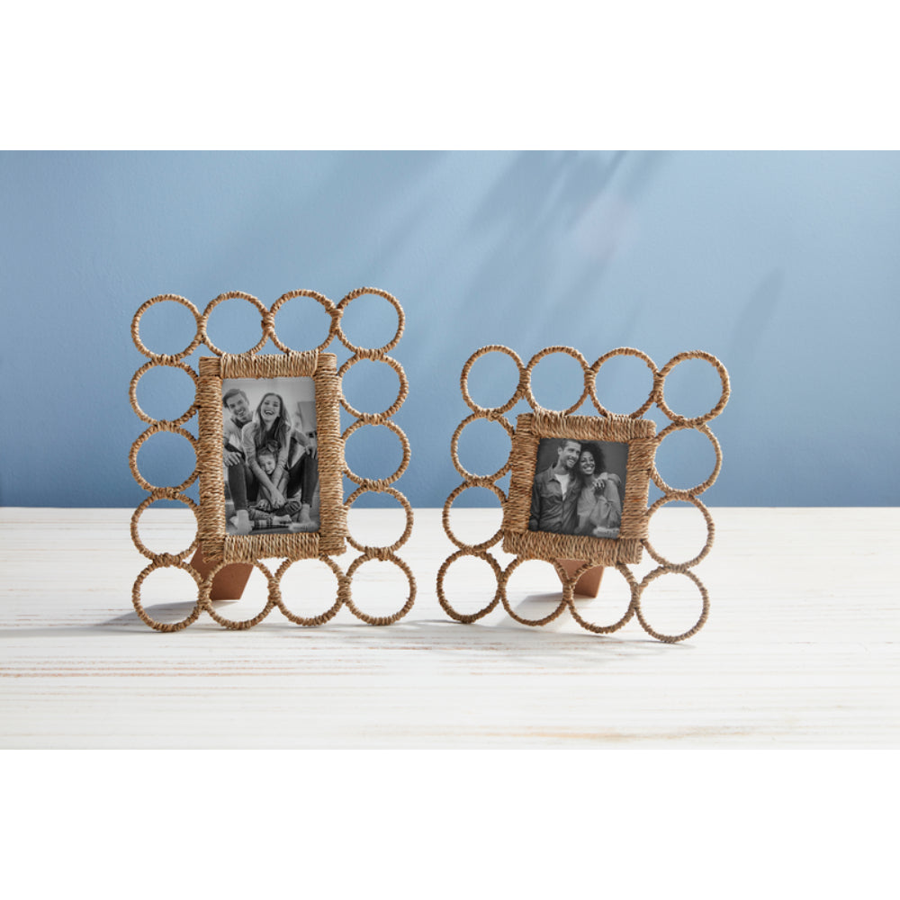Mud Pie Seagrass Link Frame