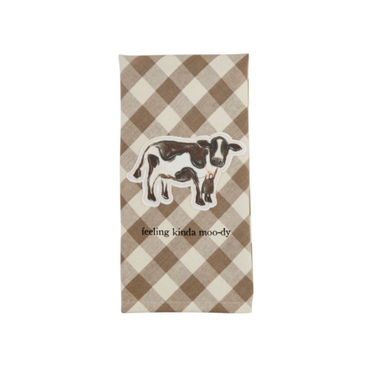 Mud Pie Farm Animal Patch Towel