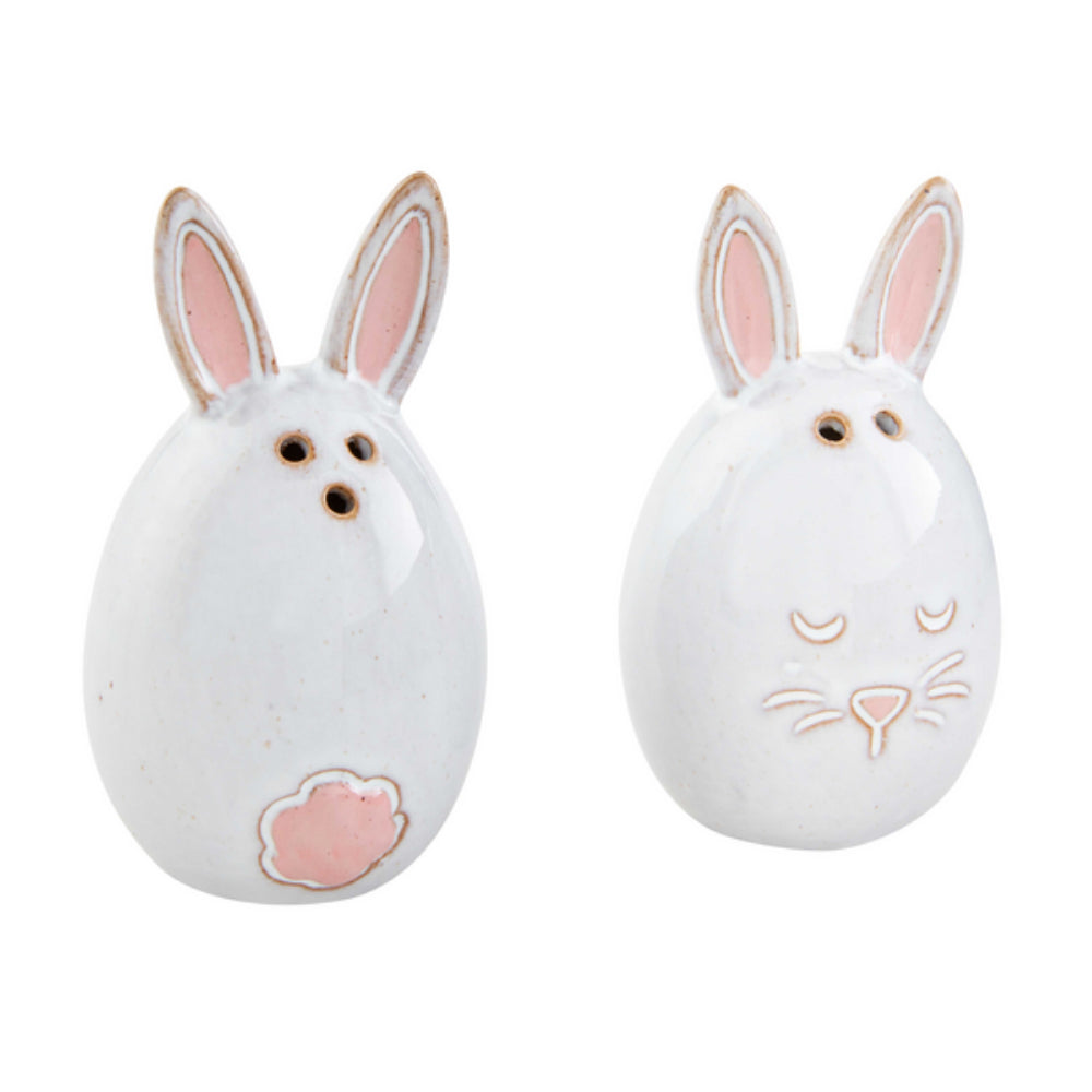 Mud Pie Bunny Salt & Pepper Set