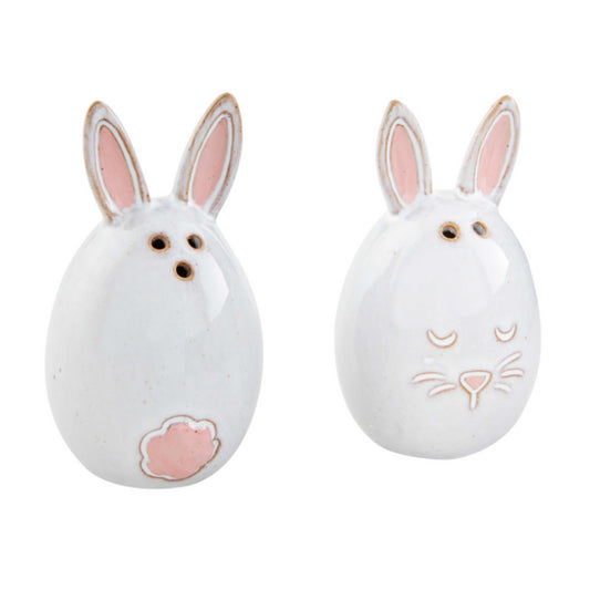 Mud Pie Bunny Salt & Pepper Set