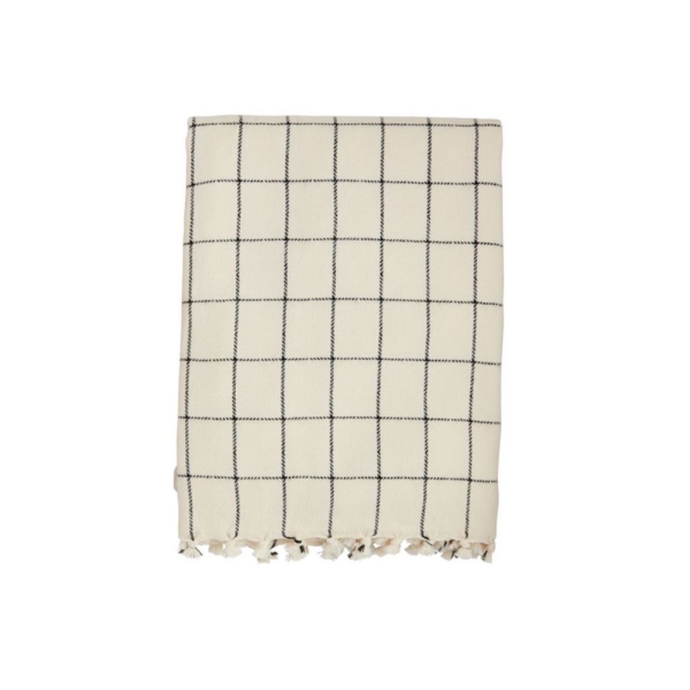 Mud Pie Check Blanket