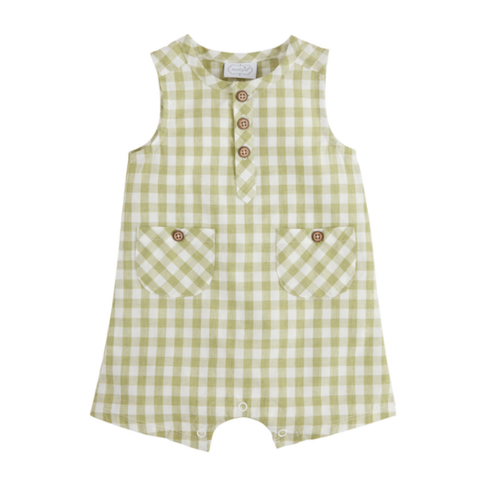 Mud Pie Gingham Shortall
