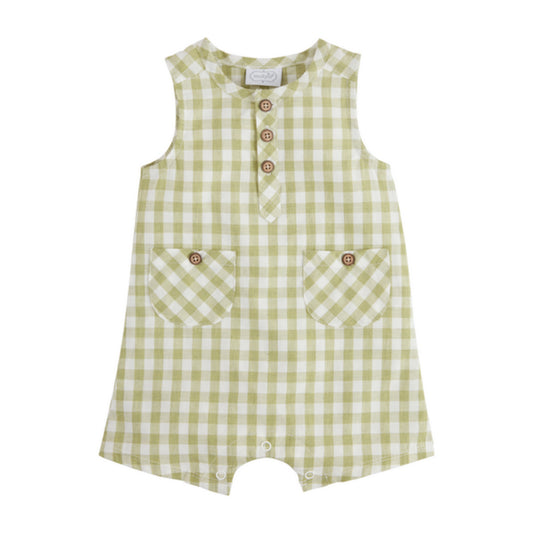 Mud Pie Gingham Shortall