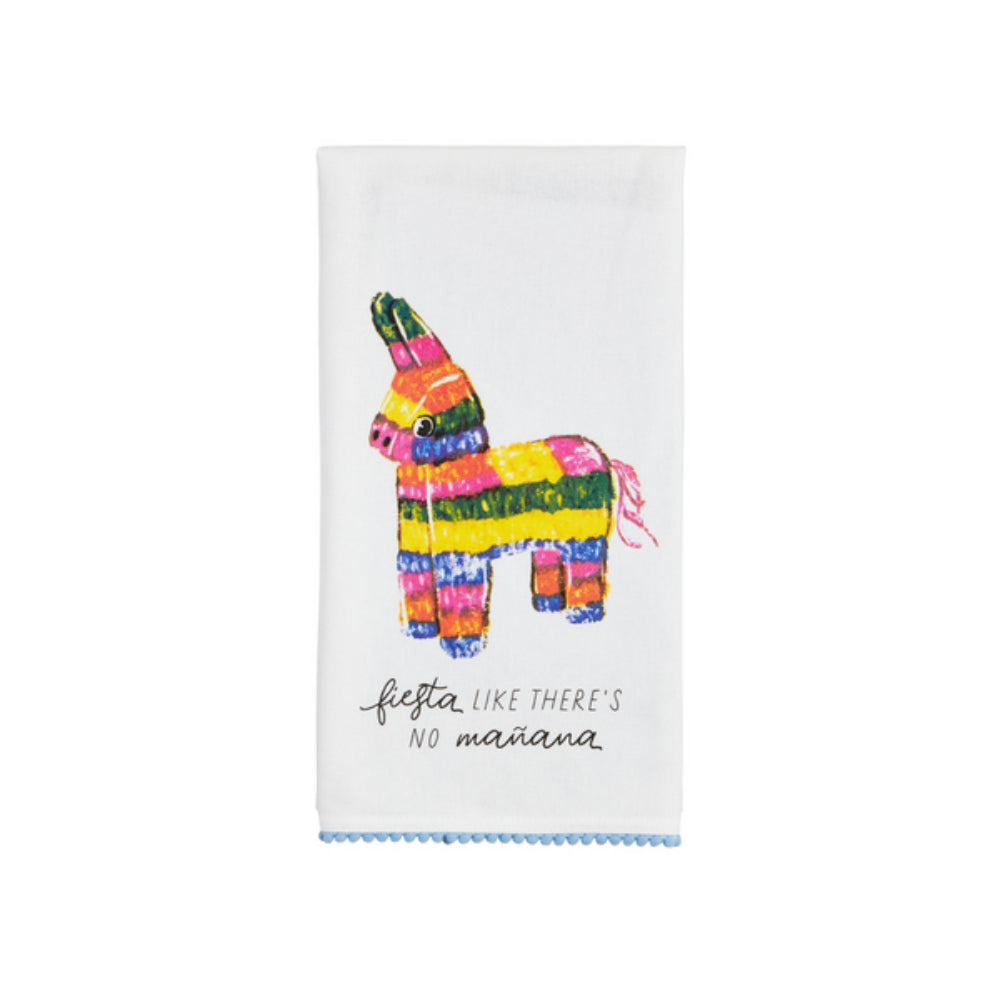 Mud Pie Fiesta Trim Towels
