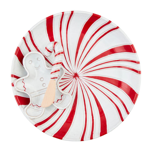 Mud Pie Peppermint Chip & Dip Set