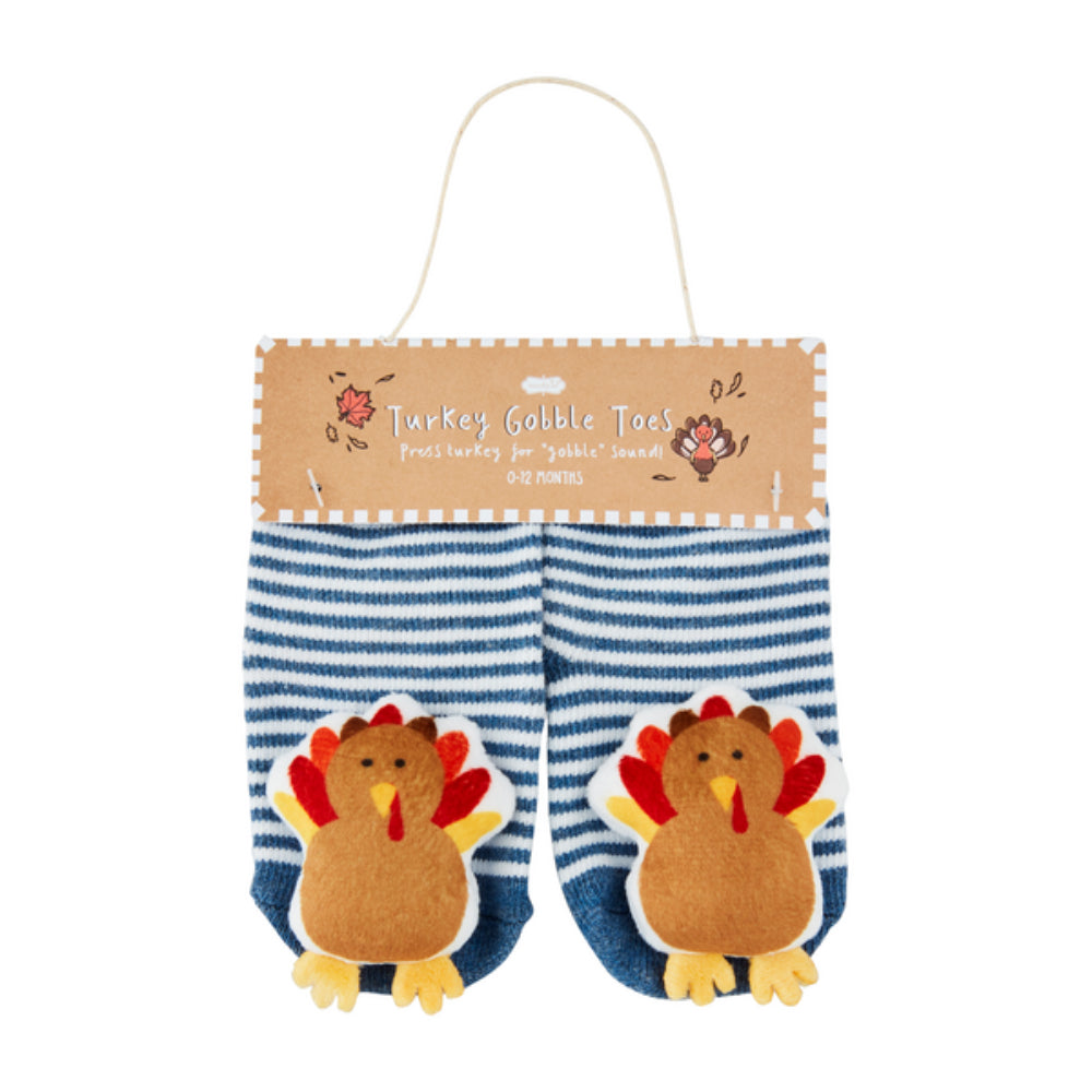Mud Pie Turkey Gobble Socks