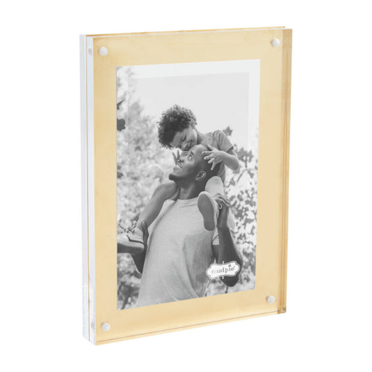 Mud Pie Brass Acrylic Frame