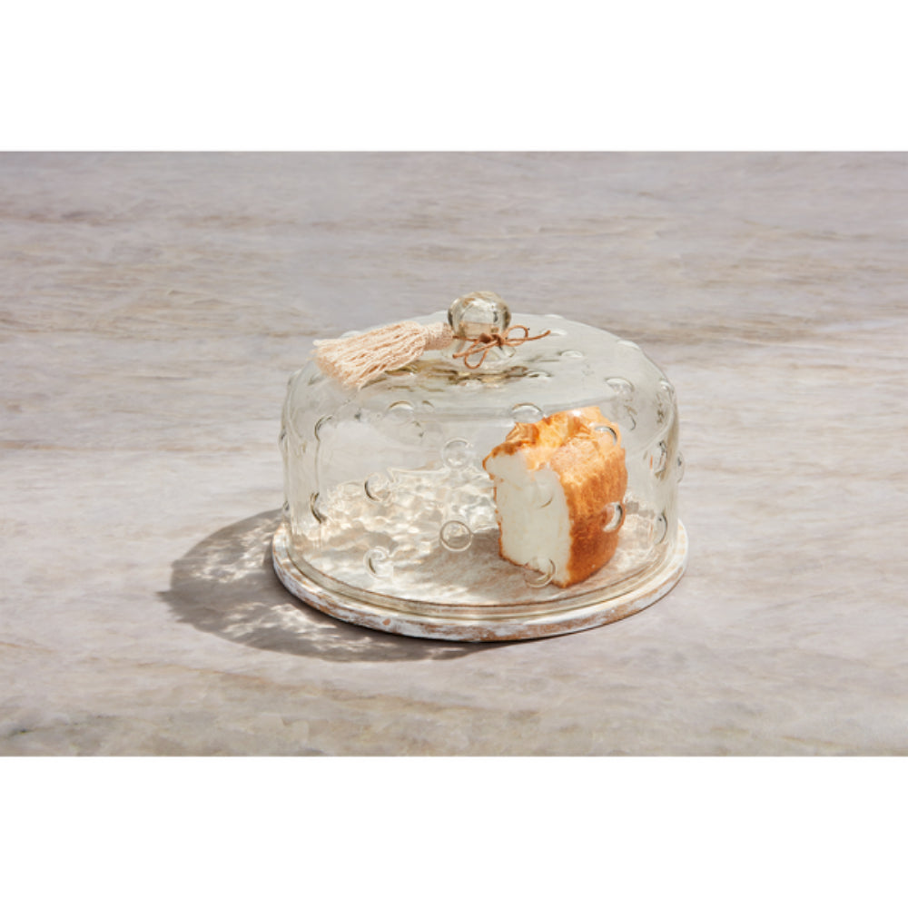 Mud Pie Hobnail Cake Dome - Thumbnail 3