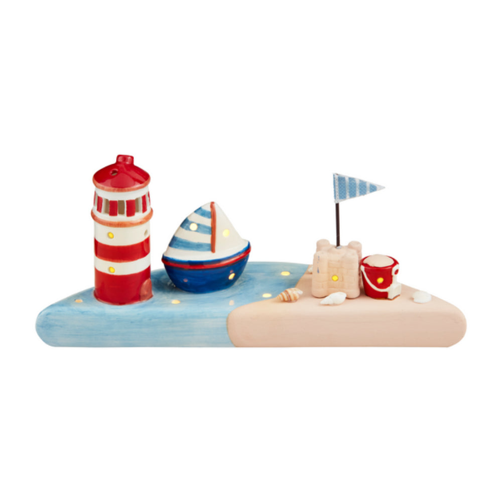 Mud Pie Large Light-Up Beach Sitter