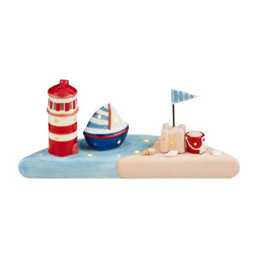Mud Pie Large Light-Up Beach Sitter