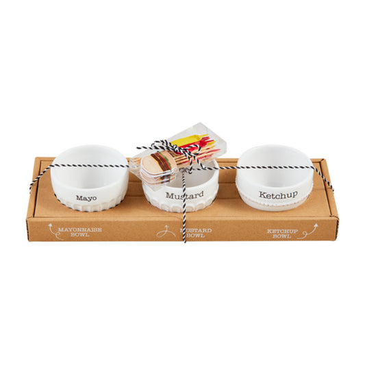 Mud Pie Grill Condiment & Toothpick Set