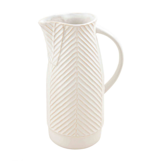 Mud Pie Textured Pitcher