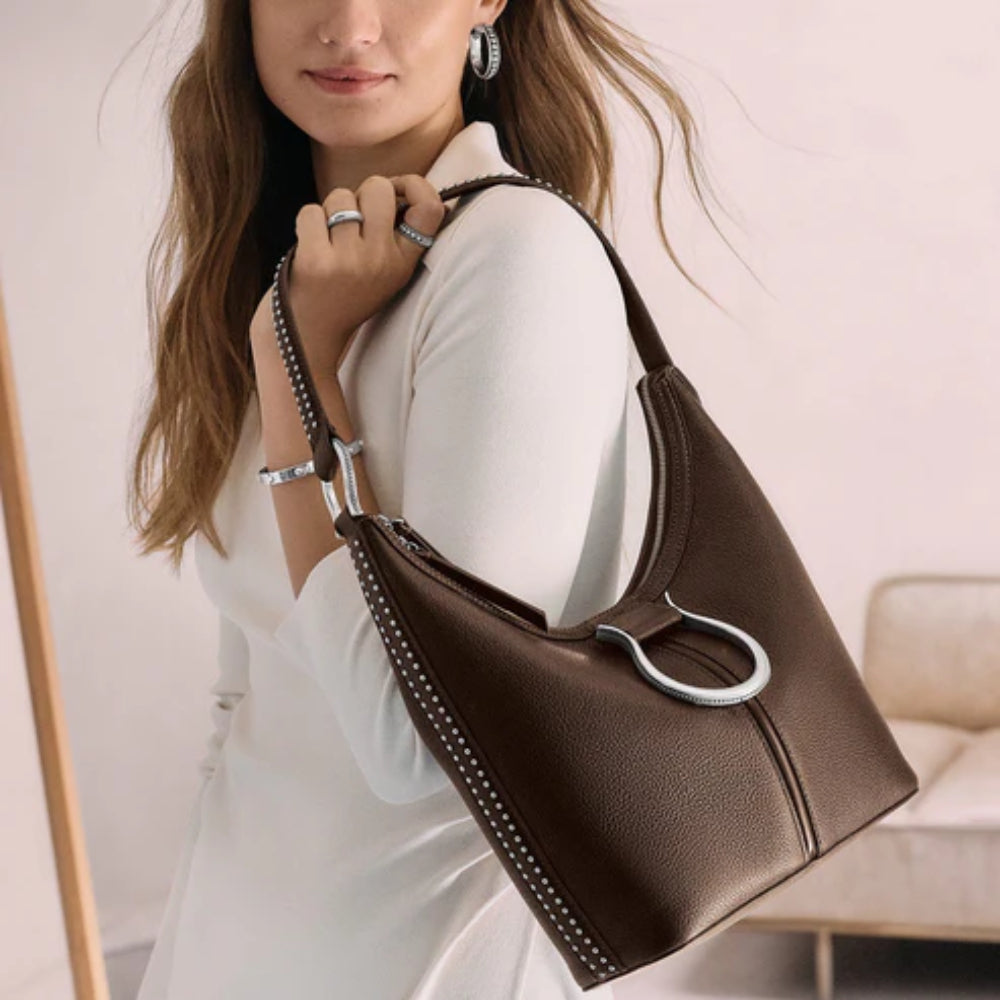 Brighton Wyatt Shoulder Bag - Cocoa Tobacco