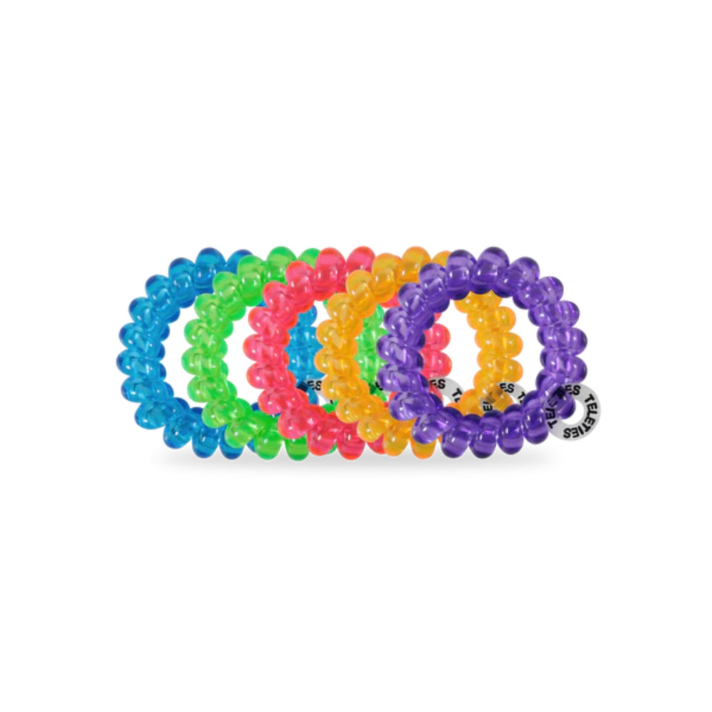 TELETIES Tiny Spiral Hair Coils - You Glow, Girl!