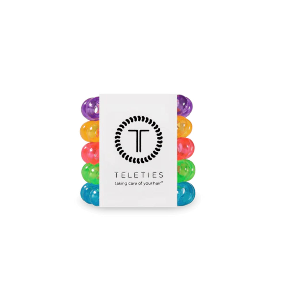 TELETIES Tiny Spiral Hair Coils - You Glow, Girl!