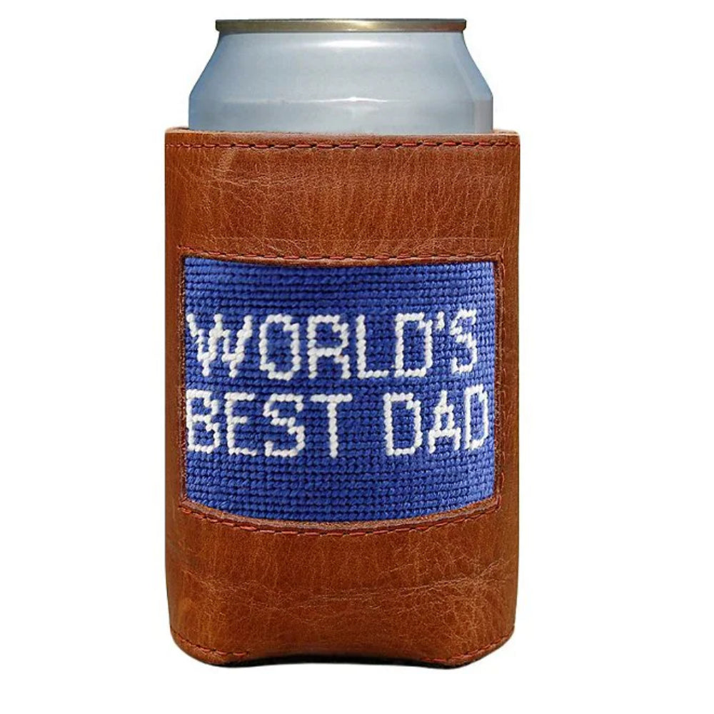 Smathers & Branson World's Best Dad Needlepoint Can Cooler