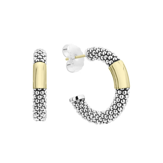 Lagos High Bar Hoop Earrings