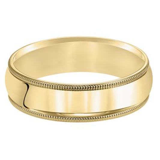 Men's 14k Yellow Gold 5mm Comfort Fit Wedding Band