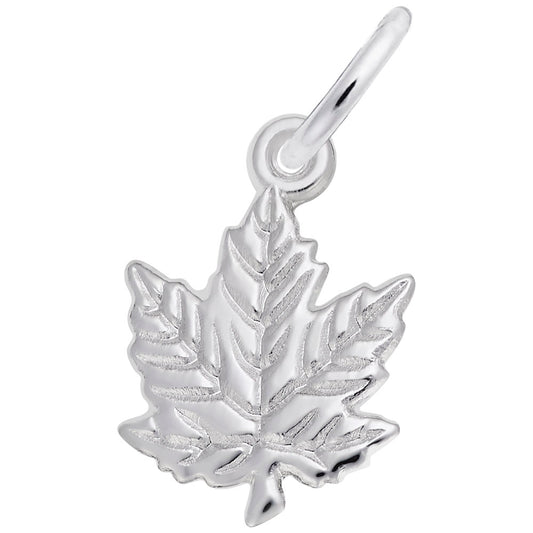 Sterling Silver Maple Leaf Charm