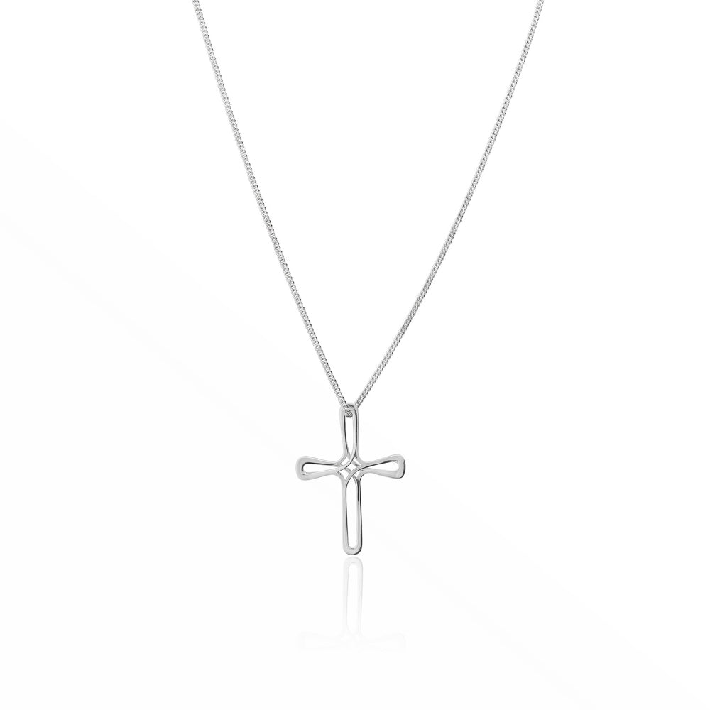 Tane Sterling Silver Korsa  Cross Pendant