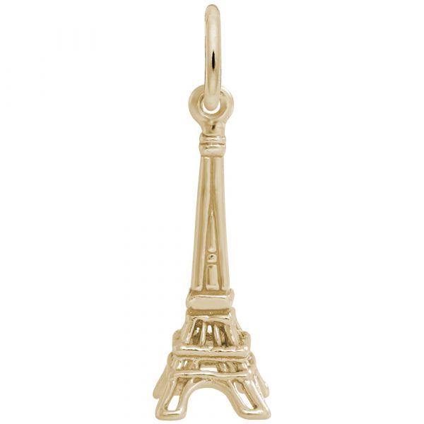 14K Yellow Gold Eiffel Tower Charm