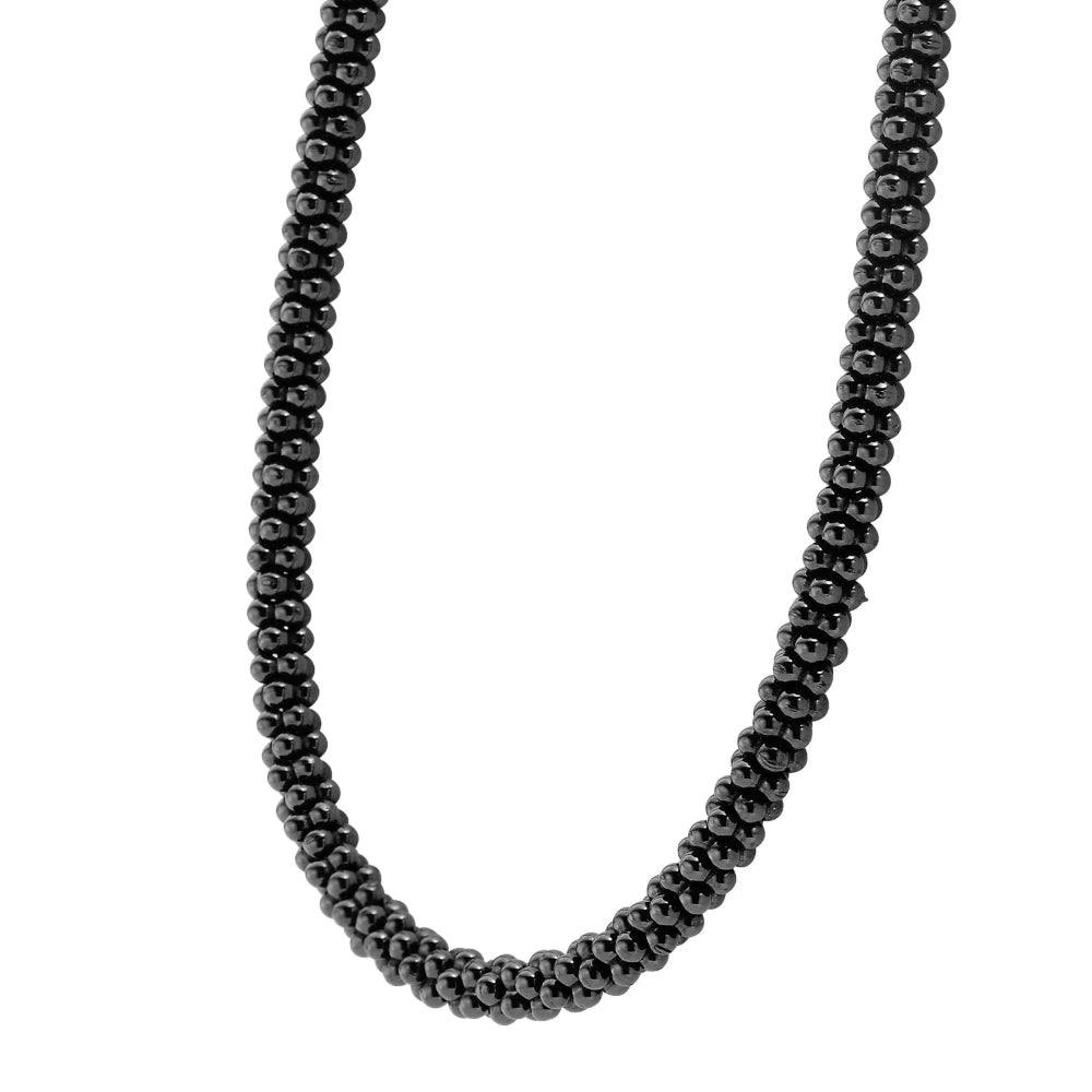 Lagos Black Caviar Beaded Necklace