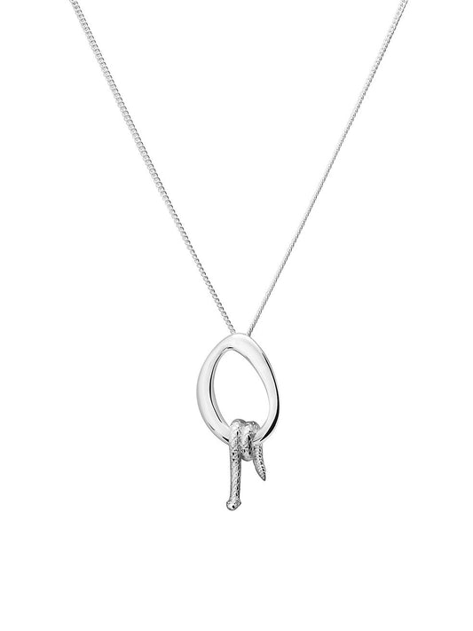 Tane Sterling Silver Snake Small Pendant