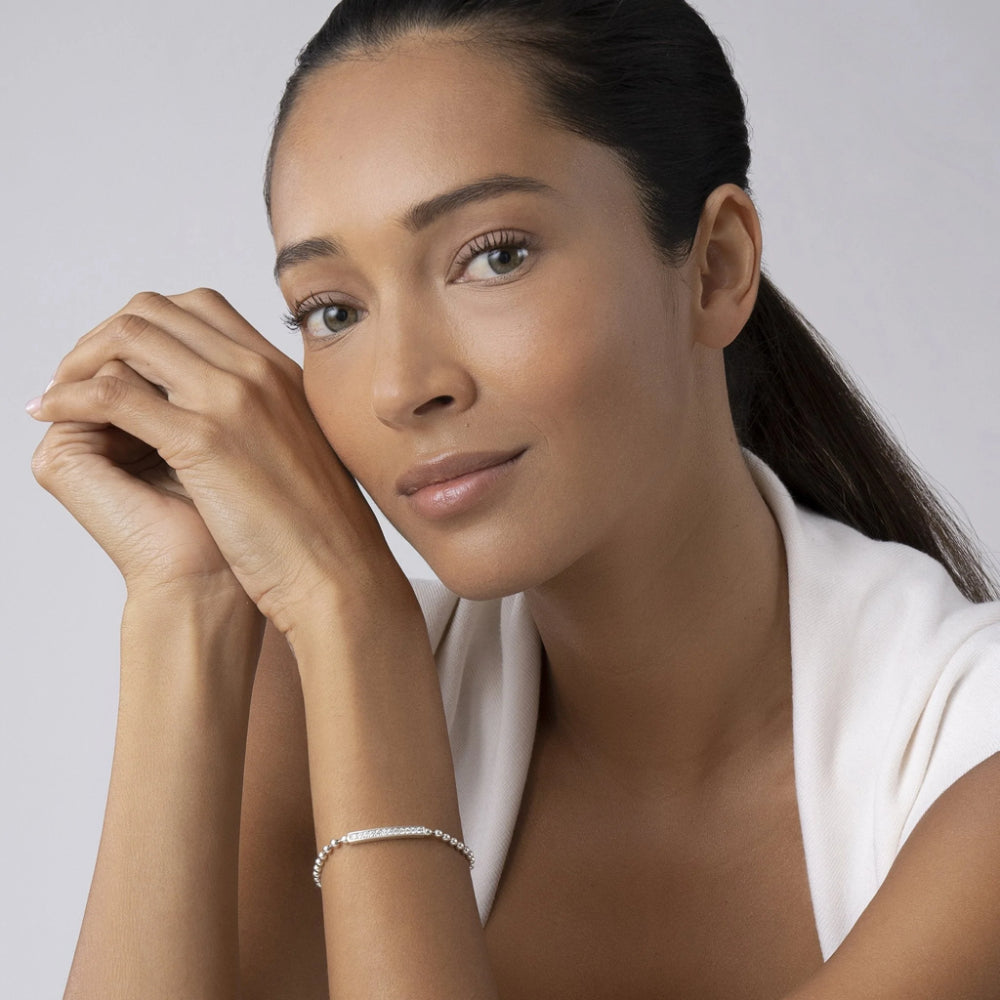 Lagos Caviar Spark Diamond Beaded Bracelet