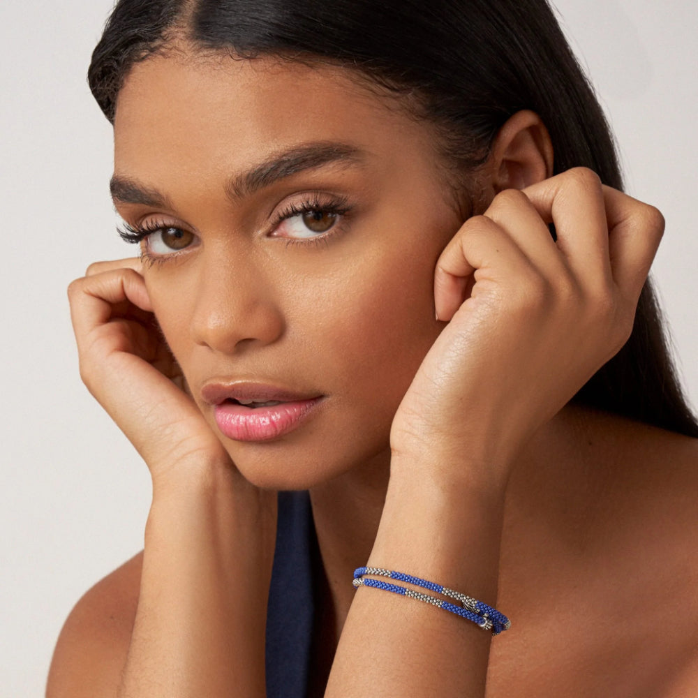 Lagos Caviar Ceramic Beaded Wrap Bracelet