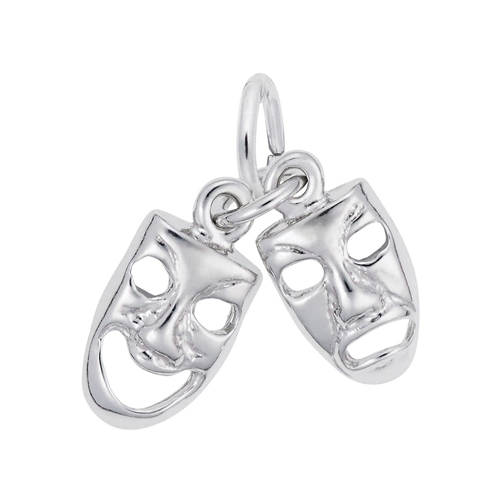 Comedy & Tragedy Masks Accent Charm