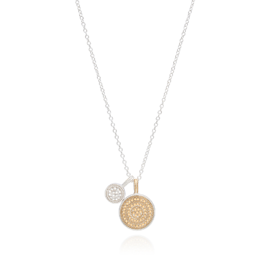 Anna Beck Circle of Life Dual Disc Necklace