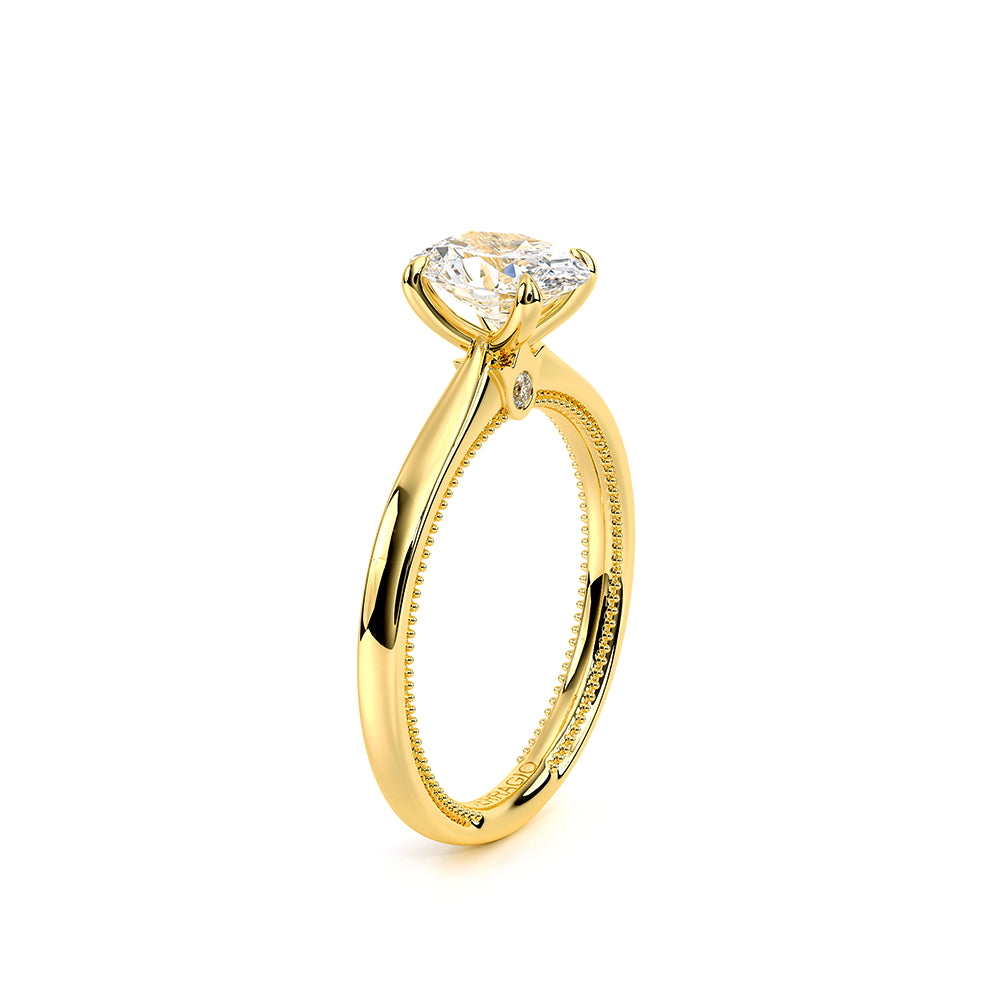 Verragio Renaissance 14k Yellow Gold Oval Solitaire Engagement Ring