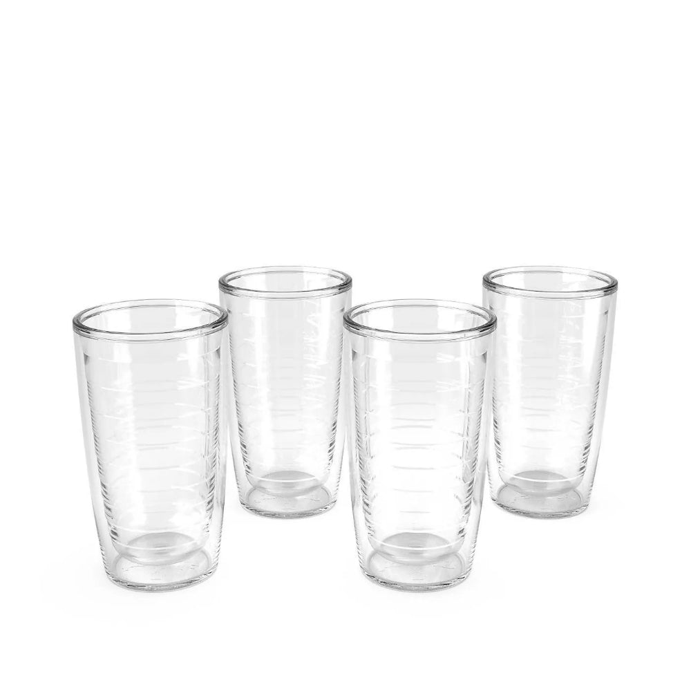 Tervis Tumbler 16oz Clear Set of 4