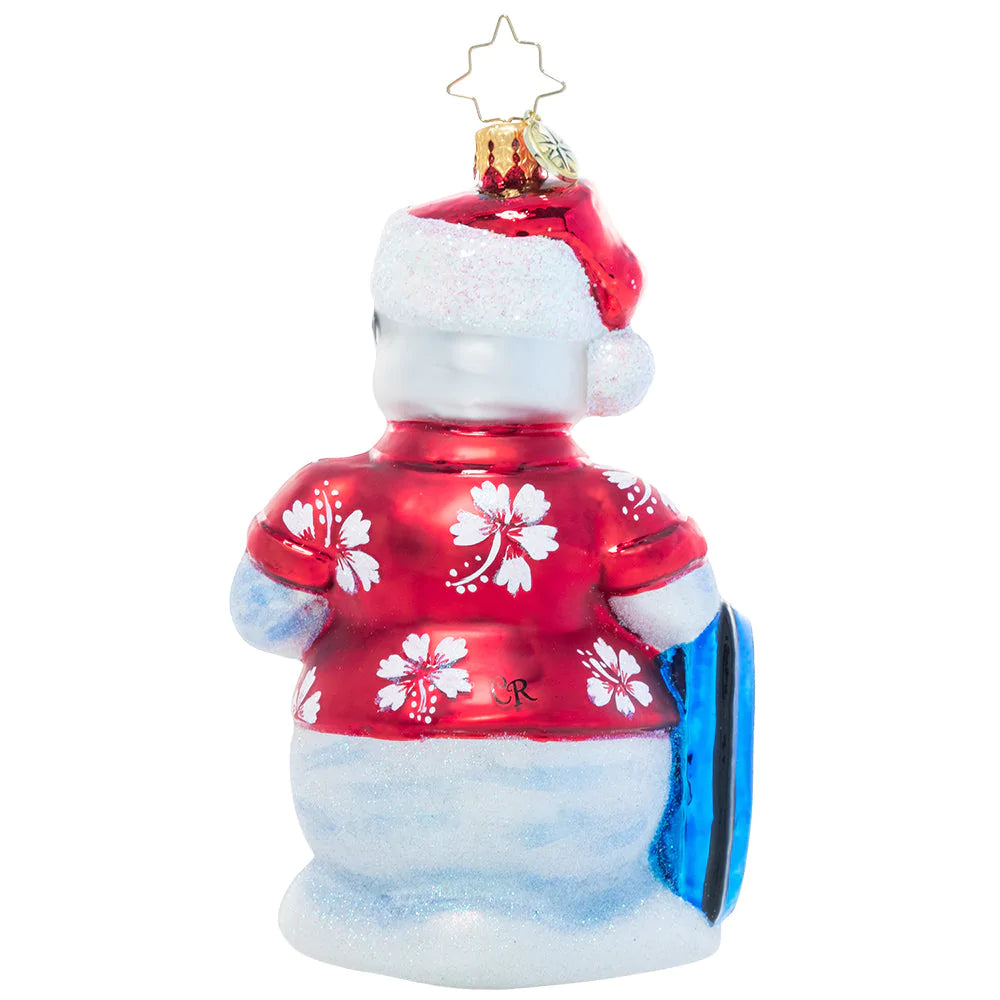 Christopher Radko Out of Office Snowman Ornament