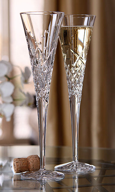 Waterford Wishes Happy Celebrations Flutes (Set of 2)